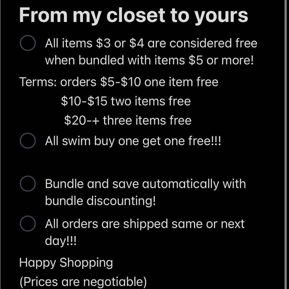 BOGO FREE Closet SALE and more!!